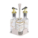 White Gold Mix Spice Rack and Seasoning Jar Set of 4 Pcs 100/150 ml