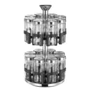 Revolving Spice Rack Spice and Herb Carousel Set of 16 Pcs 90 ml