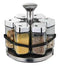 Revolving Spice Rack Spice and Herb Carousel Set of 6 Pcs 100 ml