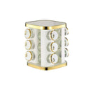 Revolving Spice Rack Spice and Herb Carousel Set of 12 Pcs 90 ml