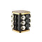 Revolving Spice Rack Spice and Herb Carousel Set of 12 Pcs 90 ml