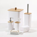 Complete Bathroom Accessories Soap Dispenser Toothbrush Holder Set of 6 Pcs**