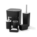Complete Bathroom Accessories Soap Dispenser Toothbrush Holder Set of 6 Pcs**