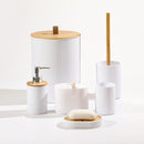 Complete Bathroom Accessories Soap Dispenser Toothbrush Holder Set of 6 Pcs**