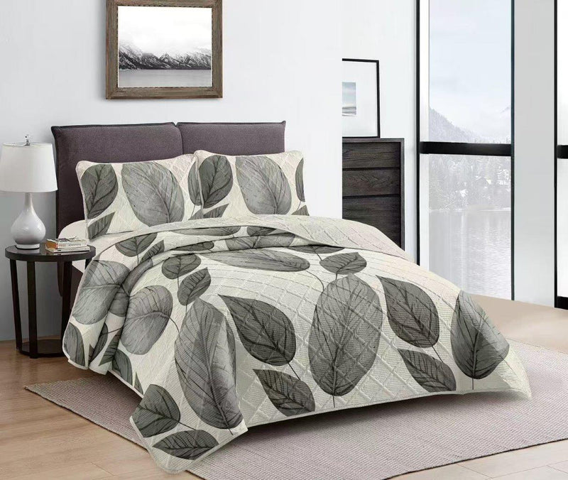 Elegant Design Comforter Bedspread Bedding Set Bed Cover with Pillowcase Set of 3 pcs Bed Cover 220*240 cm Pillowcase 50*70 cm