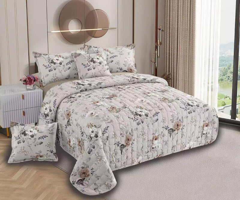 Elegant Design Comforter Bedspread Bedding Set Bed Cover with Pillowcase Set of 3 pcs Bed Cover 220*240 cm Pillowcase 50*70 cm