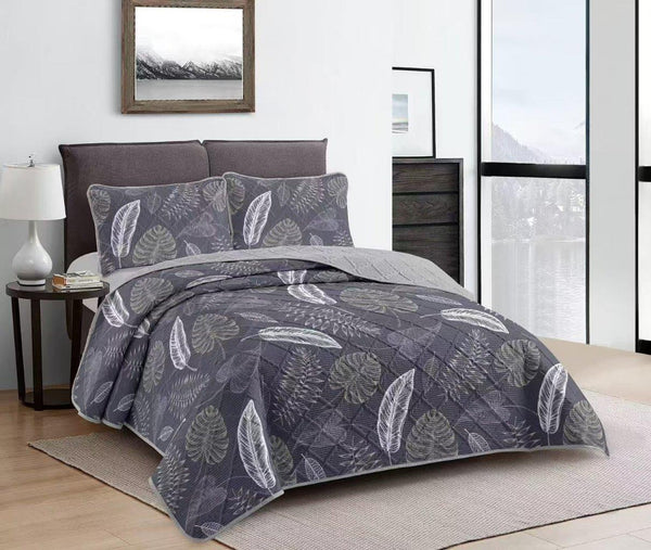 Elegant Design Comforter Bedspread Bedding Set Bed Cover with Pillowcase Set of 3 pcs Bed Cover 220*240 cm Pillowcase 50*70 cm