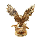 Gold Sculpture Statue Resin Eagle 32*21*43 cm