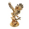 Gold Sculpture Statue Resin Eagle 32*21*43 cm