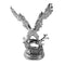 Silver Sculpture Statue Resin Eagle 32*21*43 cm
