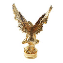 Gold Sculpture Statue Resin Figurine Eagle H 72 cm