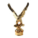 Gold Sculpture Statue Resin Figurine Eagle H 72 cm