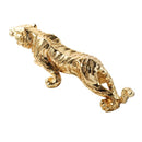 Gold Sculpture Statue Resin Tiger 78*20*28 cm