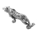 Silver Sculpture Statue Resin Tiger 78*20*28 cm