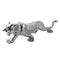 Silver Sculpture Statue Resin Tiger 78*20*28 cm