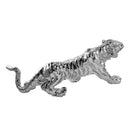 Silver Sculpture Statue Resin Tiger 55*15*18 cm