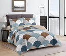 Elegant Design Comforter Bedspread Bedding Set Bed Cover with Pillowcase Set of 3 pcs Bed Cover 220*240 cm Pillowcase 50*70 cm