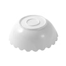 Round Ceramic Bowl Silver Rim Serving Dish 16*16*6.5 cm
