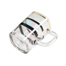 Deco Glass Tea Cup Set of 6 Pcs 6.2*6.2