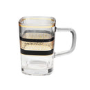 Deco Glass Tea Cup Set of 6 Pcs 6.2*6.2