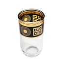 Deco Glass Jug & Tumblers Set of 6 Pcs (inspect actual)