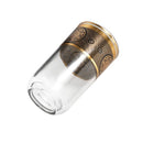 Deco Glass Jug & Tumblers Set of 6 Pcs (inspect actual)