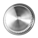 Stainless Steel Round Silver Serving Tray 45 cm