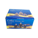 Stainless Steel Coffee Pot Set/3 Pcs 8*8/9*9/9.6*9.6 cm