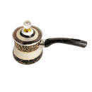 Stainless Steel Coffee Pot Set/3 Pcs 8*8/9*9/9.6*9.6 cm