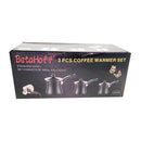 Stainless Steel Coffee Pot Set/3 Pcs 8*8/9*9/9.6*9.6 cm