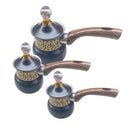 Middle Eastern Stainless Steel Coffee Pot Set of 3 Pcs