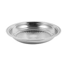 Stainless Steel Round Deep Silver Serving Tray 30 cm