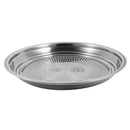 Stainless Steel Round Deep Silver Serving Tray 60 cm