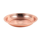 Stainless Steel Round Deep Rose Gold Serving Tray 50 cm