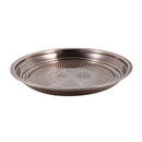 Stainless Steel Round Deep Copper Serving Tray 40 cm