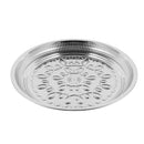 Stainless Steel Round Deep Silver Serving Tray 60 cm