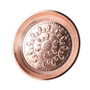 Stainless Steel Round Deep Rose Gold Serving Tray 40 cm