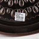 Stainless Steel Round Deep Copper Serving Tray 60 cm