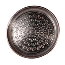 Stainless Steel Round Deep Copper Serving Tray 60 cm