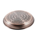 Stainless Steel Round Deep Copper Serving Tray 70 cm