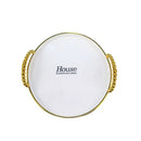 Plastic Deco Serving Tray Set/3 Pcs 27.5/33/35.5 cm