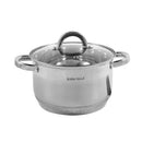 Stainless Steel Cooking Pot Casserole 16/18/20/24 cm