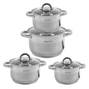 Stainless Steel Cooking Pot Casserole 16/18/20/24 cm