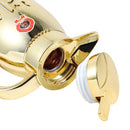 Vacuum Insulated Plastic Thermos Flask Gold 1L