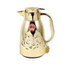 Vacuum Insulated Plastic Thermos Flask Gold 1L