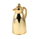 Vacuum Insulated Plastic Thermos Flask Gold 1L