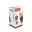 Vacuum Insulated Plastic Thermos Flask Gold/Black 1L