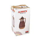 Vacuum Insulated Plastic Thermos Flask Mix Color 1L