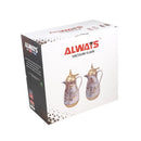 Vacuum Insulated Plastic Thermos Flask Set/2 Pcs 1L