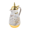 Vacuum Insulated Plastic Thermos Flask Set/2 Pcs 1L